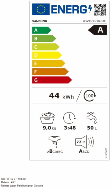 LAVADORA SAMSUNG WW90CGC04DTEEC